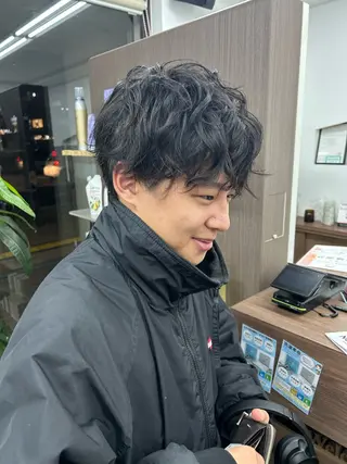 ショート パーマ メンズ メンズパーマの達人 / タカシマダイスケのヘアスタイル