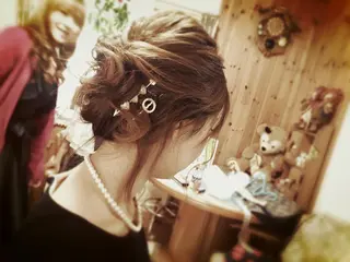 ミディアム ヘアアレンジ 北川大輔🌟 小顔レイヤーカットのヘアスタイル