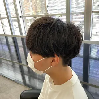 ショート メンズ ウルフ🐺/ボブ ハイトーン🌈/増田のヘアスタイル