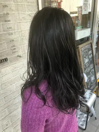 セミロング 西山 恵太郎のヘアスタイル