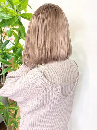 ミディアム カラー ヘアアレンジ Re:ta KANZOのヘアスタイル