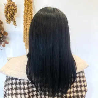 セミロング ふるはし みなのヘアスタイル