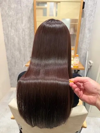 ロング カラー サロウィン千葉店所属・髪質改善 艶髪🔵ﾌｾﾅｵﾔのヘアスタイル