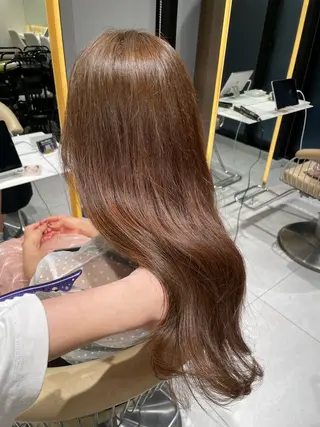 ロング shion 透明感カラーのヘアスタイル