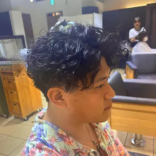 ショート パーマ メンズ すげさやか ✨メンズカットパーマのヘアスタイル