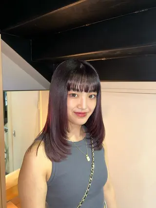 ロング レイヤー／マツエク 💋𝑨𝑵𝑵𝑨のヘアスタイル