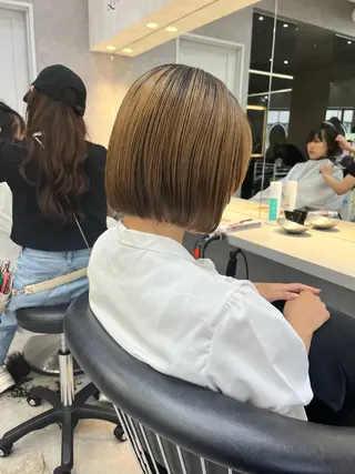 ショート 池袋/似合わせ/縮毛 髪質改善【ugen】のヘアスタイル