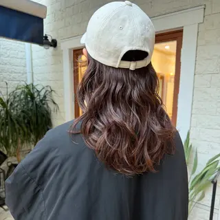 ロング カラー パーマ ヘアアレンジ 髪質改善ストレート✨ パーマヘア✨YUKIのヘアスタイル