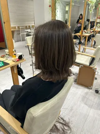 ミディアム カラー 💙まこと💙艶 カラー(Rico)のヘアスタイル