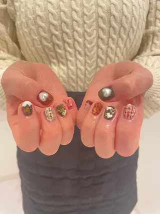 ネイル 束感まつ毛/ネイル/ LED♥KIRARAのマツエク・マツパデザイン