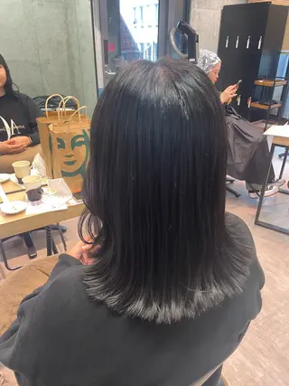 ミディアム カラー PANOLA下北沢所属・PANOLA下北沢 中川夢菜のヘアスタイル