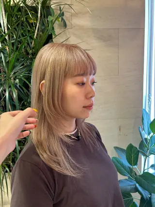 カラー luca˖ ࣪⊹/ 海外レイヤー/鎌倉のヘアスタイル