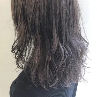 ミディアム カラー 齋藤 咲のヘアスタイル