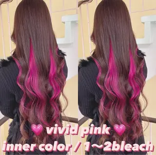 カラー 渋谷:インナーカラー ／🍒エリカ🍒のヘアスタイル