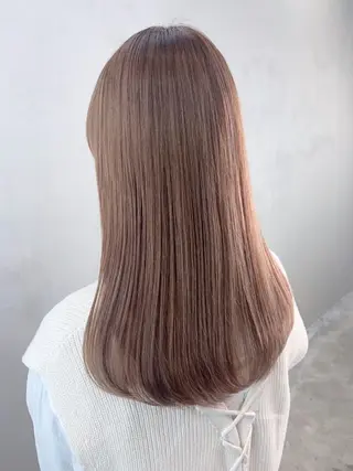 セミロング ヘアアレンジ パーマ カラー ITbyALBUM 八王子店のヘアスタイル