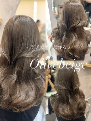 ロング カラー 宮本 優のヘアスタイル