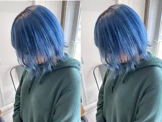 ミディアム カラー share salon OXY 渋谷店所属・美髪ケア× ブリーチ/KEIGOのヘアスタイル