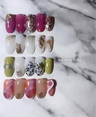 ネイル ﾈｲﾙﾙｰﾑﾘｯｶ 𝐦𝐚𝐲𝐮のネイルデザイン