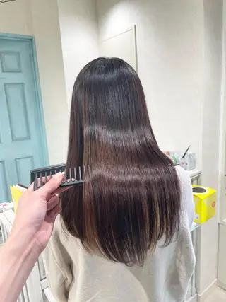 セミロング ✨酸性ストレート✨ 南川だいさくのヘアスタイル