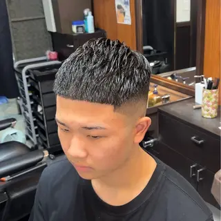 ショート メンズ Smail Hair 大森店所属・安立 玲於のヘアスタイル