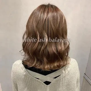 ミディアム カラー ヘアアレンジ 代表🎀 ふわモテ愛 され髪🩷yumiのヘアスタイル