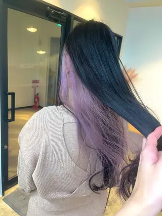 ロング カラー ハイトーンカラ ー/小川のヘアスタイル