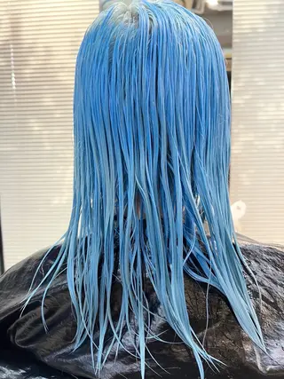 ロング カラー daiki 原宿のヘアスタイル