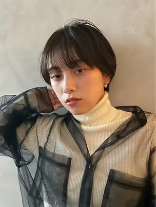 ショート カラー La fith hair room 難波本店所属・ラフィスヘアー🌼 Moe🌼のヘアスタイル