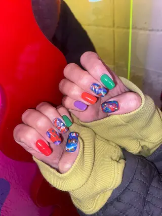 ネイル .unff所属・hana (..)個 性派/メンズネイル◎のネイルデザイン