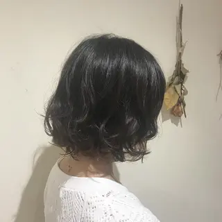 ミディアム パーマ 髪質改善period.所属・いしかわまい🎀 髪質改善特価サロンのヘアスタイル