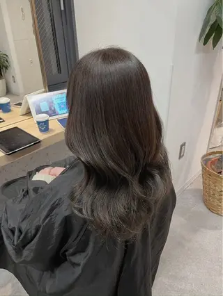 ロング 縮毛矯正♡透明感 カラー髙田海斗のヘアスタイル