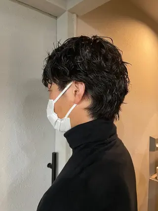 ショート パーマ メンズ 吉田一輝 外国人パーマのヘアスタイル