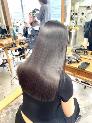 ロング タマシロカリン /カットモデル❤️のヘアスタイル