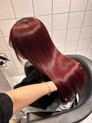 ロング カラー 表参道♡暗髪^ྀི 艶カラー♡アユミのヘアスタイル