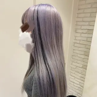 ロング カラー 横浜/デザインカラー 個性派ヘアメ/まこのヘアスタイル