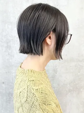 ショート 小顔ボブ/お悩み解決 /ボブパーマ/とういのヘアスタイル