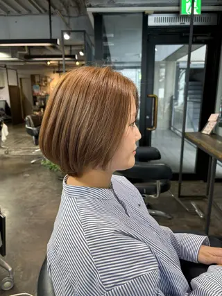 ミディアム カラー ユイカ🐮暖色カラー / 髪質改善のヘアスタイル