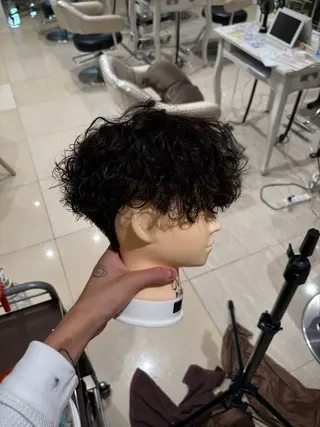 ショート パーマ 艶カラー/縮毛矯正/ 特殊パーマ/haruのヘアスタイル