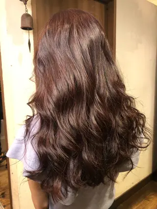 セミロング カラー ヘアアレンジ 刀根 亮馬のヘアスタイル