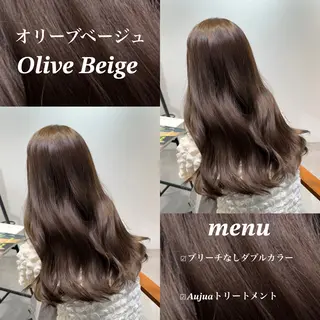 ロング カラー ヘアアレンジ ブリーチなしカラー /新百合ヶ丘/安形翔のヘアスタイル