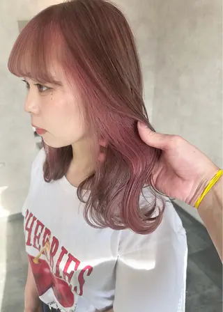 ロング カラー ヘアアレンジ JILL by charme所属・小山/透明感カラー/ レイヤー/中茎涼太のヘアスタイル