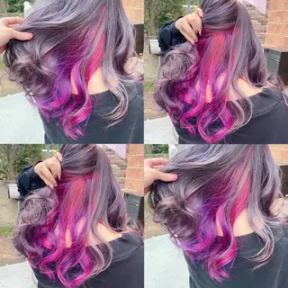 ロング カラー ヘアアレンジ ブリーチ/ヘアケア 🪞TAKUMA🪞のヘアスタイル