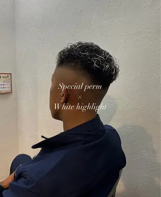 ショート カラー パーマ メンズ Fun +所属・👑カラーリスト👑 /石塚恒太郎のヘアスタイル