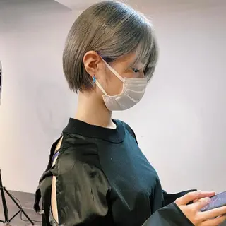 ショート カラー 🧡色落ちまで2度綺 麗なカラー🧡ヨシキのヘアスタイル