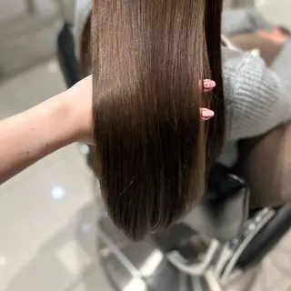 カラー ︎︎🌟韓国艶カラー ︎🌟璃奈 (ﾘﾅ)のヘアスタイル