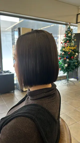 ミディアム 暖色カラー/ フクダ モエ🐿のヘアスタイル