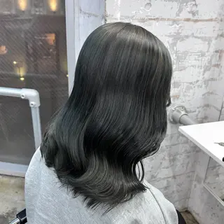 セミロング カラー ヘアアレンジ 🥀モテ暖色× エクステ🥀あかりのヘアスタイル