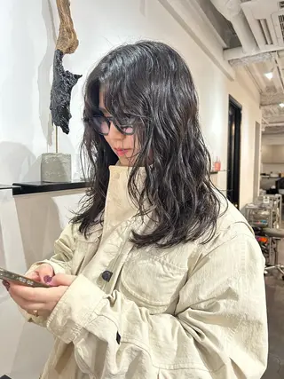 ロング パーマ [Eurica] muaのヘアスタイル