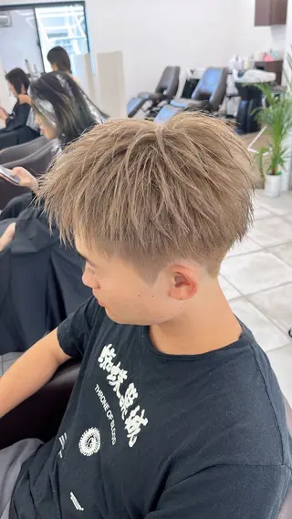 ショート パーマ メンズ 🏆メンズヘア特化 🥇代表りんぺーのヘアスタイル