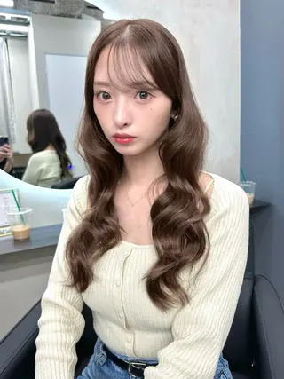 ロング 韓国/ワンホンヘア 髪質改善/MaCoのヘアスタイル